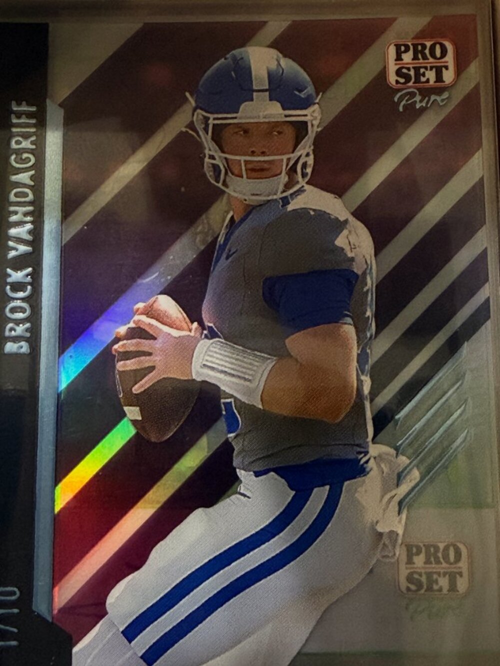 Brock Vandagriff 21 | 2024 Leaf Pro Set Pure | 1/10 Holo Blue Spectrum